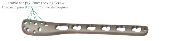 Locking Plate Posterolateral Distal Fibula Plate